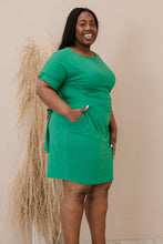 Load image into Gallery viewer, Zenana Smooth Talker Full Size Tie-Waist Dress