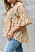 Load image into Gallery viewer, Celeste Bring Me Flowers Full Size Floral Tunic Top