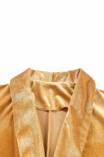 Load image into Gallery viewer, One-Button Shawl Collar Blazer