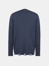 Load image into Gallery viewer, Graphic Distressed Dropped Shoulder Sweater