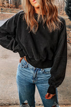 Load image into Gallery viewer, Round Neck Open Back Sweatshirt