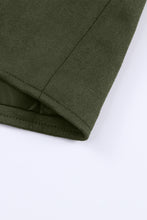 Load image into Gallery viewer, Fringe Trim Lapel Collar Faux Suede Jacket