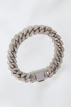 Load image into Gallery viewer, GNJ MANUFACTURING Curb Chain Bracelet in Silver
