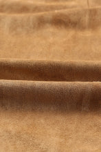 Load image into Gallery viewer, Fringe Hem Suede Skirt