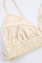 Load image into Gallery viewer, Button-Up Shirt, Bralette, and Tied Shorts Loungewear Set