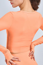 Load image into Gallery viewer, Breathable Cropped Long Sleeve Sports Top