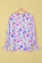 Load image into Gallery viewer, Pink, Yellow, White Floral Blouse