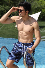 Load image into Gallery viewer, Full Size Printed Drawstring Swim Trunks