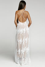 Load image into Gallery viewer, Crisscross Lace Halter Neck Dress