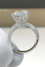 Load image into Gallery viewer, 5 Carat Moissanite 6-Prong Ring