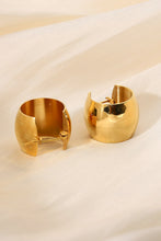 Load image into Gallery viewer, 18K Gold Plated C-Hoop Earrings