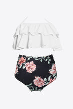 Load image into Gallery viewer, Printed Layered Halter Neck Two-Piece Swim Set