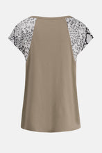 Load image into Gallery viewer, Pattern Block Baseball Style Top DIBS BASEBALL