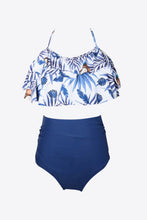 Load image into Gallery viewer, Printed Layered Halter Neck Two-Piece Swim Set