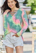 Load image into Gallery viewer, GeeGee Unwind Tie Dye Long Sleeve Top
