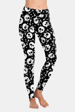 Load image into Gallery viewer, Halloween Print Elastic Waistband Leggings