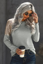 Load image into Gallery viewer, Sequin Shoulder Top