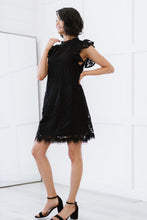 Load image into Gallery viewer, Sweet Lovely by Jen Full Size Fit for Royalty Lace Flutter Sleeve Dress