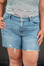 Load image into Gallery viewer, Judy Blue Elena Full Size High-Waist Cutoff Shorts