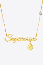 Load image into Gallery viewer, Constellation Pendant Zircon Necklace