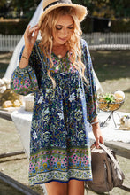 Load image into Gallery viewer, Bohemian Balloon Sleeve Dress DIBS BOHO