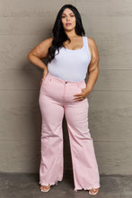 Load image into Gallery viewer, RISEN Raelene Full Size High Waist Wide Leg Jeans in Light Pink
