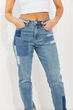 Load image into Gallery viewer, Judy Blue Full Size Patch Boyfriend Jeans