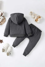 Load image into Gallery viewer, Kids Textured Hoodie and Joggers Set