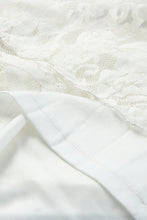 Load image into Gallery viewer, Puff Sleeve Tie-Back Lace Surplice Dress