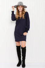 Load image into Gallery viewer, Acting Pro Magic Moment Full Size Smocked Cuff Mini Dress