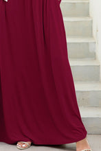 Load image into Gallery viewer, Round Neck Maxi Tee Dress with Pockets