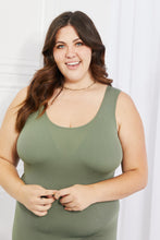Load image into Gallery viewer, Yelete On My Mind Full Size Mini Slip Dress in Sage
