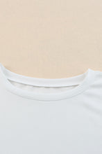 Load image into Gallery viewer, Puff Sleeve Curved Hem Blouse