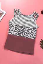 Load image into Gallery viewer, Color Block Shoulder Detail Tank