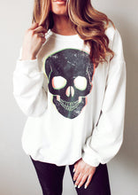 Load image into Gallery viewer, Graphic Dropped Shoulder Round Neck Sweatshirt
