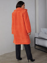 Load image into Gallery viewer, Collared Neck Double-Breasted Coat