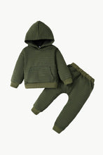 Load image into Gallery viewer, Kids Textured Hoodie and Joggers Set