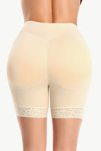 Load image into Gallery viewer, Full Size Lace Trim Lifting Pull-On Shaping Shorts