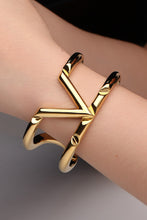 Load image into Gallery viewer, 18K Gold-Plated Open Bracelet