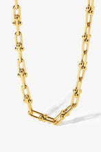 Load image into Gallery viewer, 18K Stainless Steel U-Shape Chain Necklace
