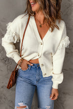 Load image into Gallery viewer, Fringe Detail Button Front Cardigan