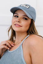 Load image into Gallery viewer, David & Young ACDC Back in Black Licensed Baseball Cap in Vintage Blue