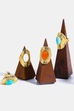 Load image into Gallery viewer, Natural Stone Copper Ring