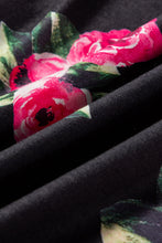 Load image into Gallery viewer, Girls Floral Striped Raglan Sleeve Dress