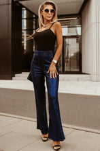 Load image into Gallery viewer, Sequin High Waist Flare Pants
