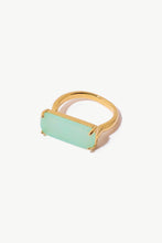 Load image into Gallery viewer, 18K Gold-Plated Natural Stone Ring