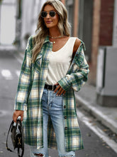 Load image into Gallery viewer, Plaid Long Shacket •4 color options DIBS SHACKET