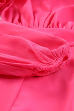 Load image into Gallery viewer, Balloon Sleeve Cutout Plunge Jumpsuit