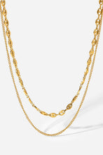 Load image into Gallery viewer, Dreaming of You Gold-Plated Double-Layered Necklace