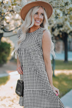 Load image into Gallery viewer, Plaid Ruffled Mini Dress